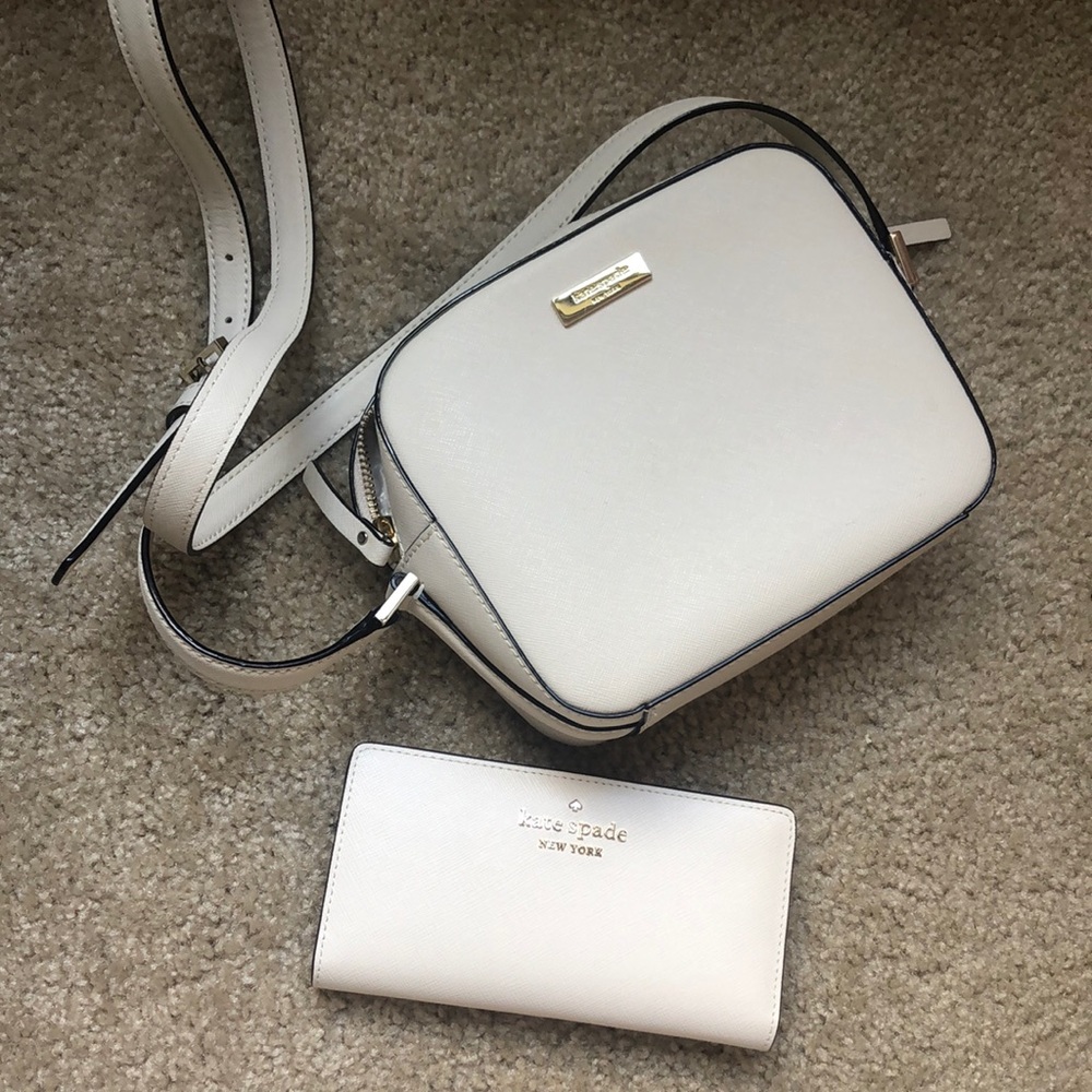 Kate Spade | White Bag & Wallet Bundle